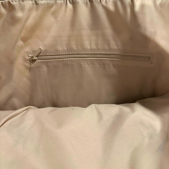 New Vera Bradley A Cats Life Grand Tote Large Quilted Cotton Shoulder Bag Beige - Picture 6 of 7